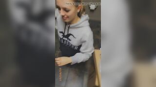 Met up With Buddies Little Sister in Mall Baths for Head