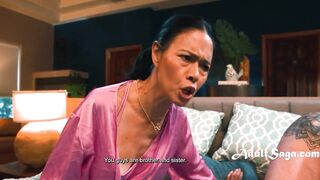 Step Parents Catch Step Siblings Masturbate Next To Eachother & Resolve To Train 'em A Lesson In Putting Family 1ST