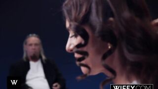 "Pleased wife, cheerful life!" One time Maria and Jeff dipped their toes into the taboo, they dived all the way in. Jeff at no time imagined this guy would be so turned on watching his wife with one more man