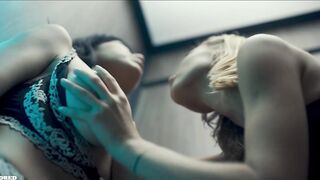 Slutty Blond Beauty Seduces Brunette hair At Dressing Room - Sexy Lesbo Sex Previous to Unbirth VORE TRAILER