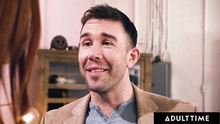 Sexy Redhead Gets Screwed By Hung Man