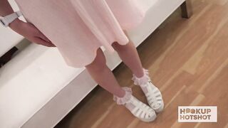 Golden-haired Rosalyn Sphinx Gets Raw With Her Coarse Hookup’s Wang!