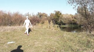 Autumn Sport. Cute mother I'd like to fuck older Hawt Frina disrobes undressed and learns play badbinton with lover. Exposed in public Publicly Outdoors Outside. Large butt Booty Consummate titties Large natural bazookas Snatch Doggy Style