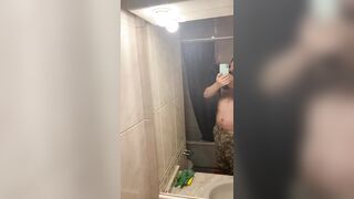 Straight stud shirtless