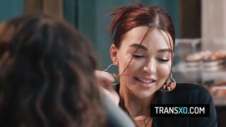 Sexy Tgirl Waitress Screws Her Old Bestie During After Hour