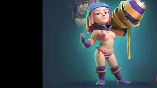 cg clash royale gals pics