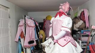 PVC Magical Beauty Madoka, Gasmask, Servitude and Cum Eating Ending