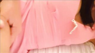 That babe opens her legs for her boss during the time that talking on her cell phone with her boyfriend.