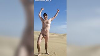 Homo hunk nudist and exhibitionist.