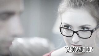 Nerdy Golden-haired Teen Banged By a Stranger