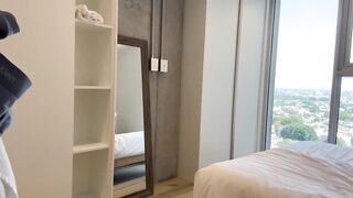 Behind the Scenes with Small Giant Natural Boobs nineteen yr old Teen, Dafne Michelle, and Andres Acosta