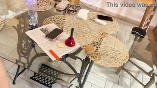 Porn casting by an amateur softcore director turns into a tugjob scene cum in a bottle defiance parody