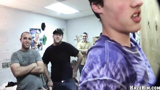 GAYWIRE - Pledge Hazing Twist: Magnificence Gap Prank Leaves Frat Boys Shocked And Pleasured