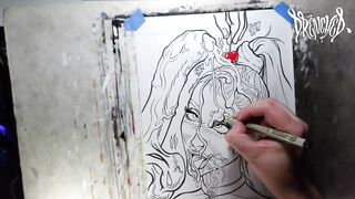 Drawing "Grand Sundae" Celebrity Facial Dream