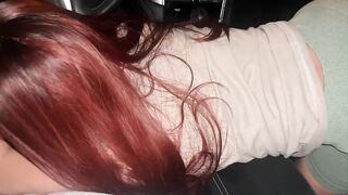 Lalin girl Teen sucks wang for the 1st time!! Roadhead!! College hotty bitch!