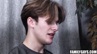 Stepdad Gets Hard During Stepson’s Massage Session