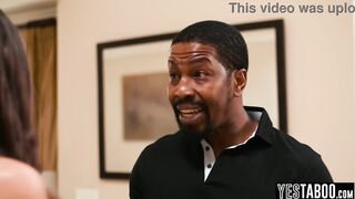 Small Latin babe headmistress gets her taut cunt pounded with a huge BBC