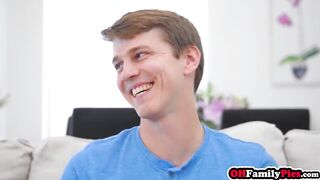 Hawt teen stepsis drank large rod and chick enjoyed coarse sex