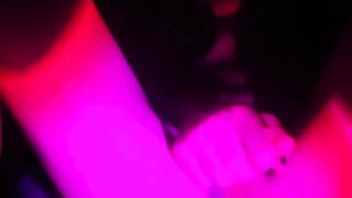 ftm with a plug in his booty gets high and tortures his sensitive clitcock with his sex toy for 15 minutes str8