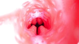 CAMERA INSIDE TWAT: NEARLY CUM IN VAGINA! SUPERLATIVELY GOOD Interior ASMR in 4K