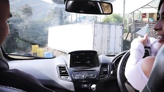 I Get Lost in the Woods and a Glamorous Large Butt Colombian Takes Me in Her Car We End Up Banging