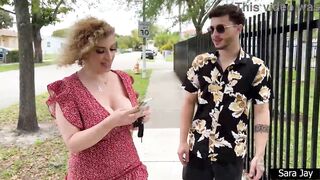 Some Guy Bangs & Creampies Lascivious Chap-Eater Sara Jay!