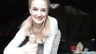 Sneaky Stepsis Wakes Up Stepbro During Camping Tour