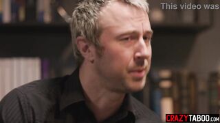 Breasty sweetheart and large knob stud enjoyed hardcore snatch banging after giving a blow job