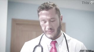 Kira is stressed out. Fully stressed out. So this babe goes to the doctor and this guy gives her a sex toy to put on her love button. At 1st this babe's like WTF, but later..