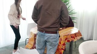 Flawless Tit Golden-haired Bangs Behind The Scenes - Breezy Bri