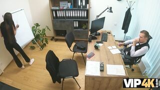 LOAN4K. Taut twat was just dripping in this office. Hawt sex with Vanessa Alessia