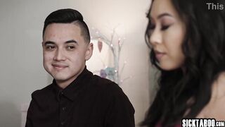 Kimmy Kimm drank large knob and hawt teen enjoyed hardcore cunt screwing with her stepbro