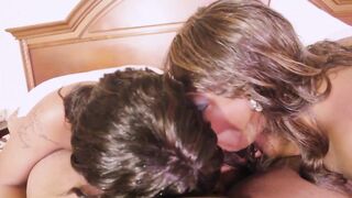 Lisa Rivera brings home teen WHORE Gal Love to give me a SuperHot Double BJ