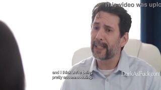 Breasty Oriental Angel Stoops To Banging LAWYER For Fortune (Anal On The Table)