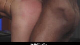 Latin chick Bitch Gets Fucked right into an asshole In The Gym By BBC