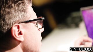 I Didn’t Wear Any Underclothes at Work This day! Denis Marti & Karina King for SinfulXXX