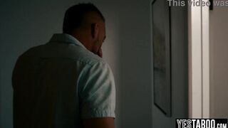 Strict aged step father rails sexually curious Latin chick step daughter with his large ramrod