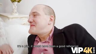 VIP4K. Martin Spell gets a wedding surprise from his bride: foursome with her allies