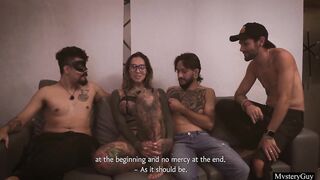 Open casting for the large ass influencer Camila Jimenez ends on a Anal Group-sex