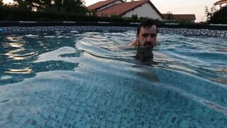 That guy suddenly takes my bikini off to screw me in the swimming pool