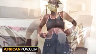 Breasty Black mother I'd like to fuck With Milky Melons Gets Her Constricted Pounded Raw POV By Hung Gringo