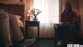 Large butt teen Lexi Lore gave a flawless oral-job and hawt teen enjoyed hardcore anal invasion in front of ghost