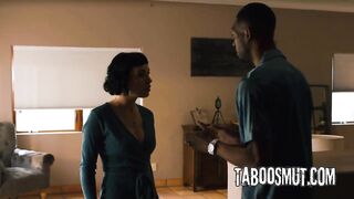 Slutty Wife Getting Drilled By Ebony Spouse And His Boss On The Diner Table