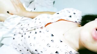 sexy student wearing white petticoat and sexy underware