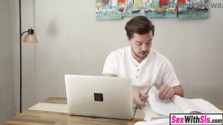 Horny Latin babe mother I'd like to fuck step sister bangs her large ramrod step brother during class