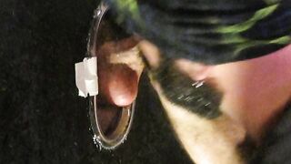 Dad Returns for Gloryhole Dong Worship