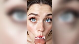 Sexy brunette hair compilation (AI generated)