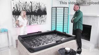 Wicked In Law Wouldnt Leave Untill I Gave Him A SLUTTY Massage - Charles Dera, Taylor Wild