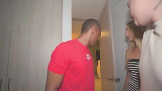 Babydoll swallows a biggest load from my BBC ally!