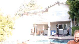 Sexy trio banging the constricted twat of hawt cheerleader teen